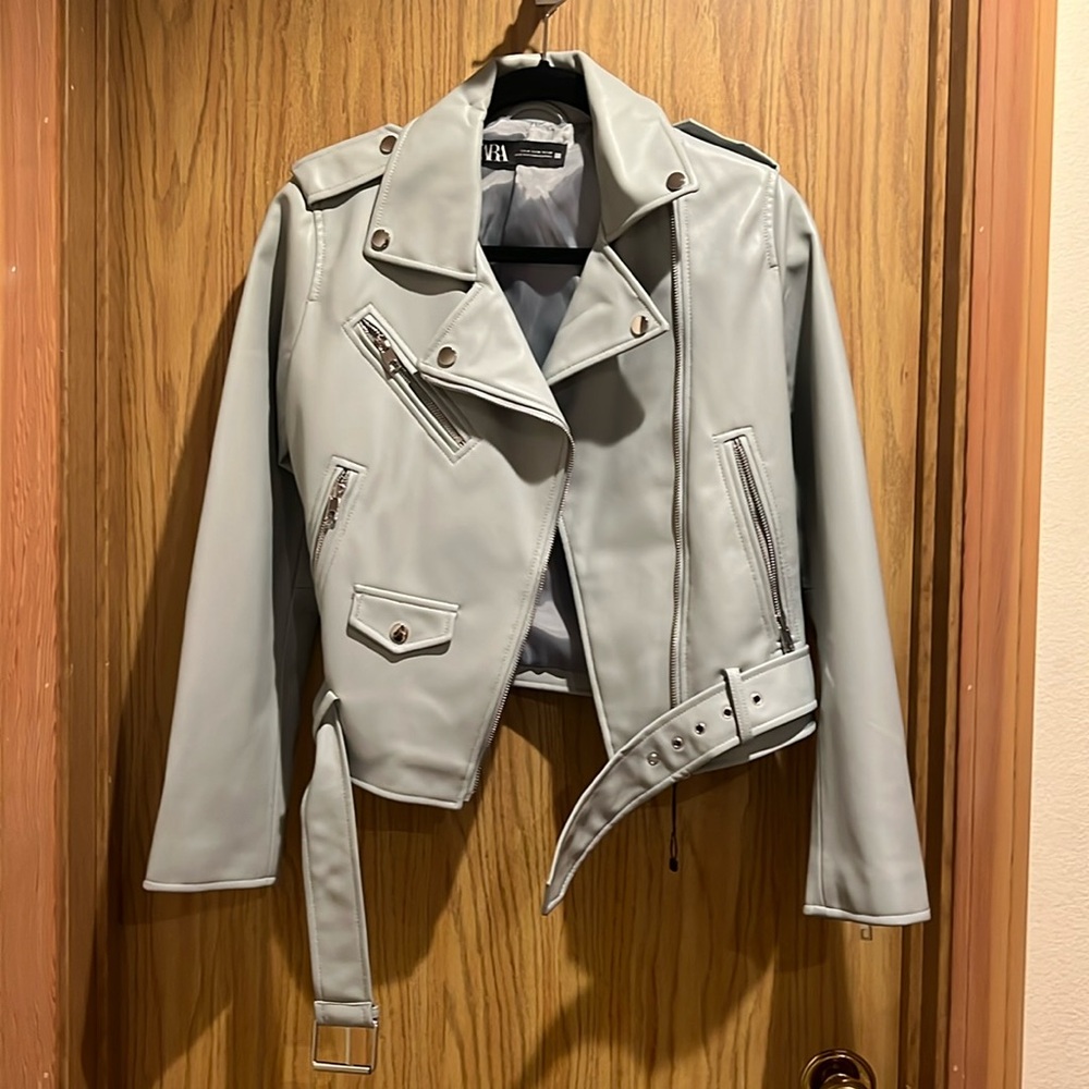 NWOT - Zara faux leather jacket